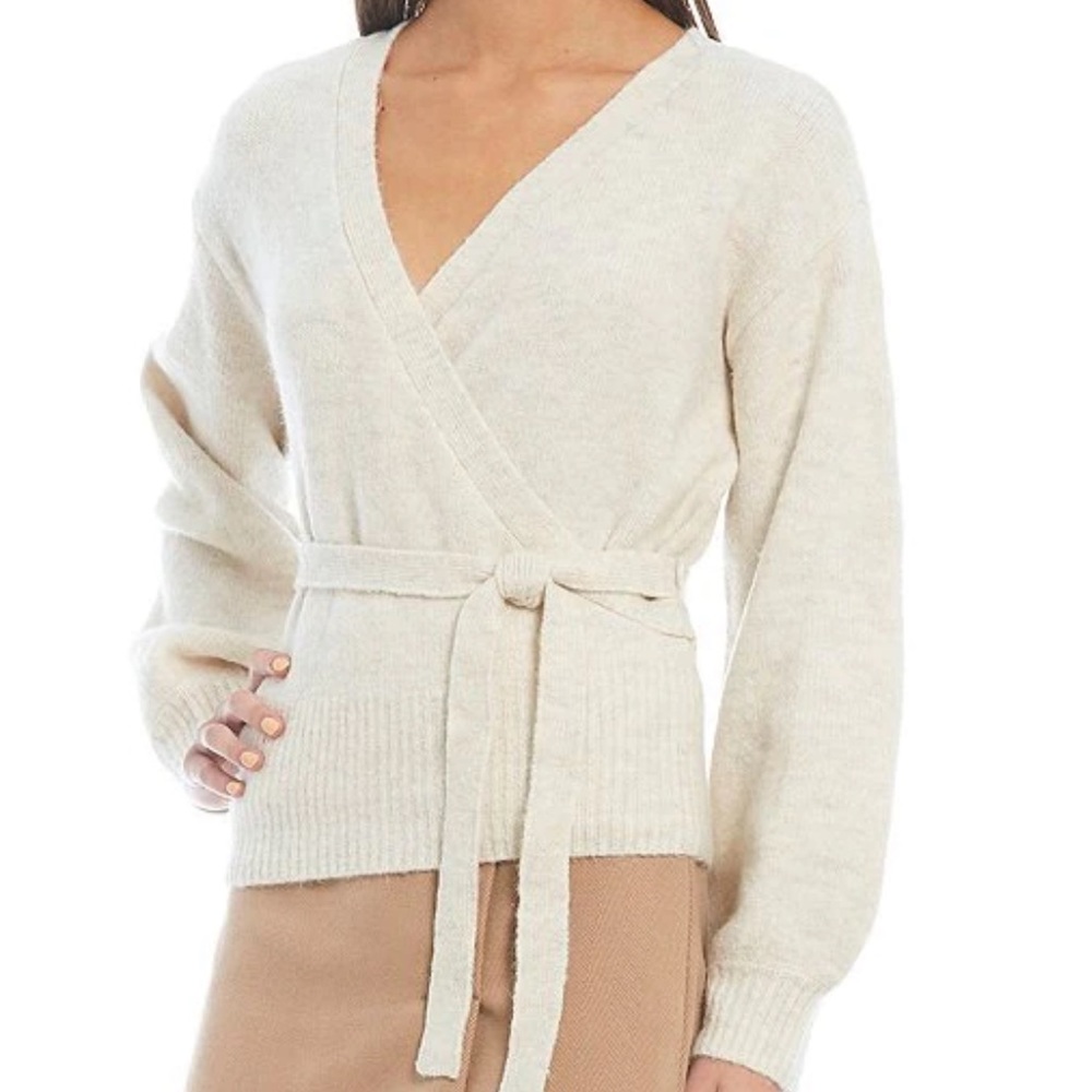 Super soft wrap sweater